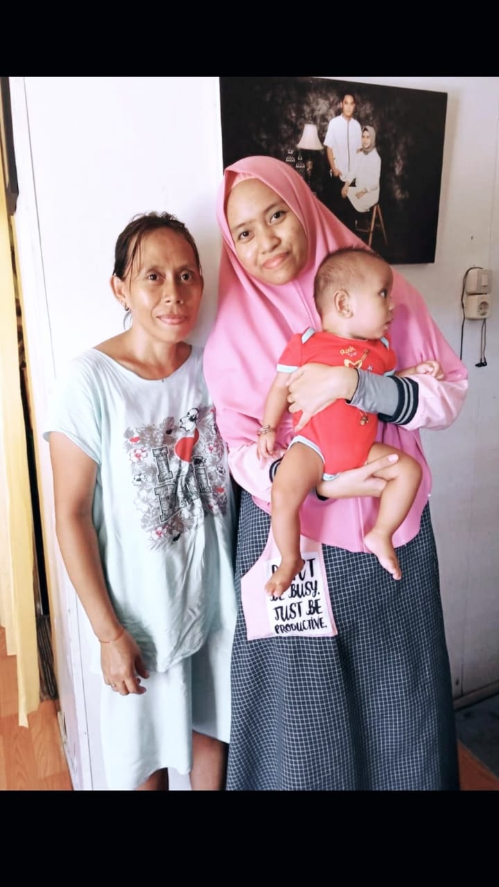 Kunjungan 1000 hari awal kehidupan ibu Siti Ramlah